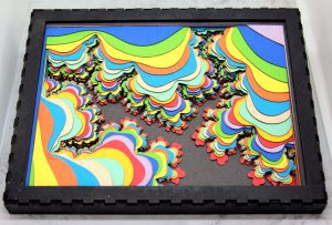 3D layered Fractal landscape