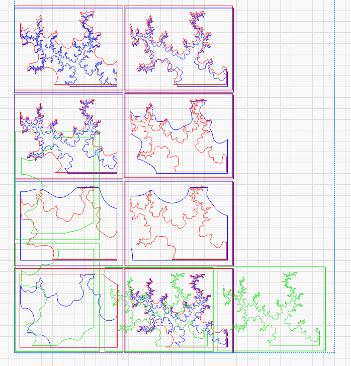 Laying out the layers to be laser cut