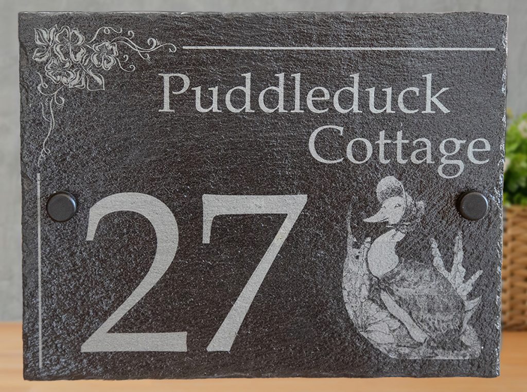 Slate House Sign