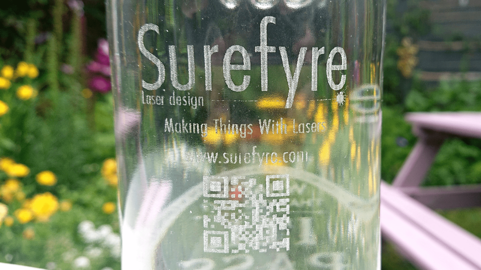 Engraved glass