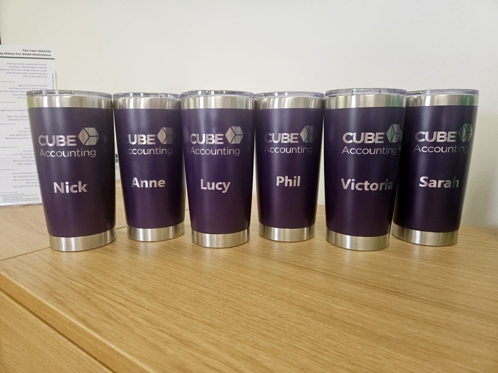 Cube accounting cups