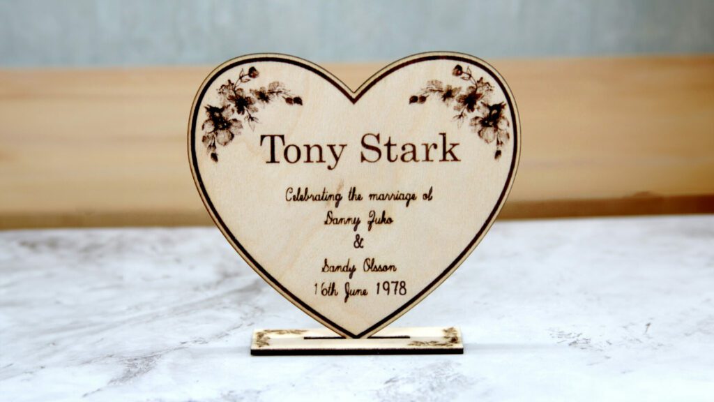 Event branding - Table place name-card