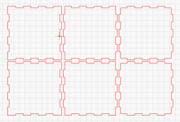 Finger-joint box outline