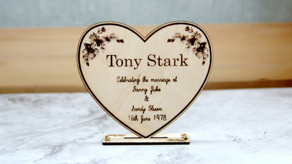 Event branding - Table place name-card