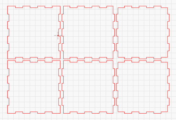 Finger-joint box outline