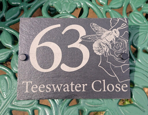 Slate housesign
